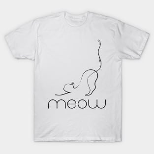 Minimalist cat T-Shirt